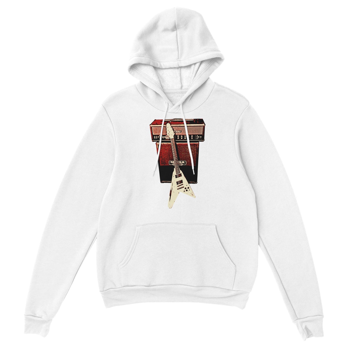 James Gibson Flying V-Felpa con cappuccio classica unisex