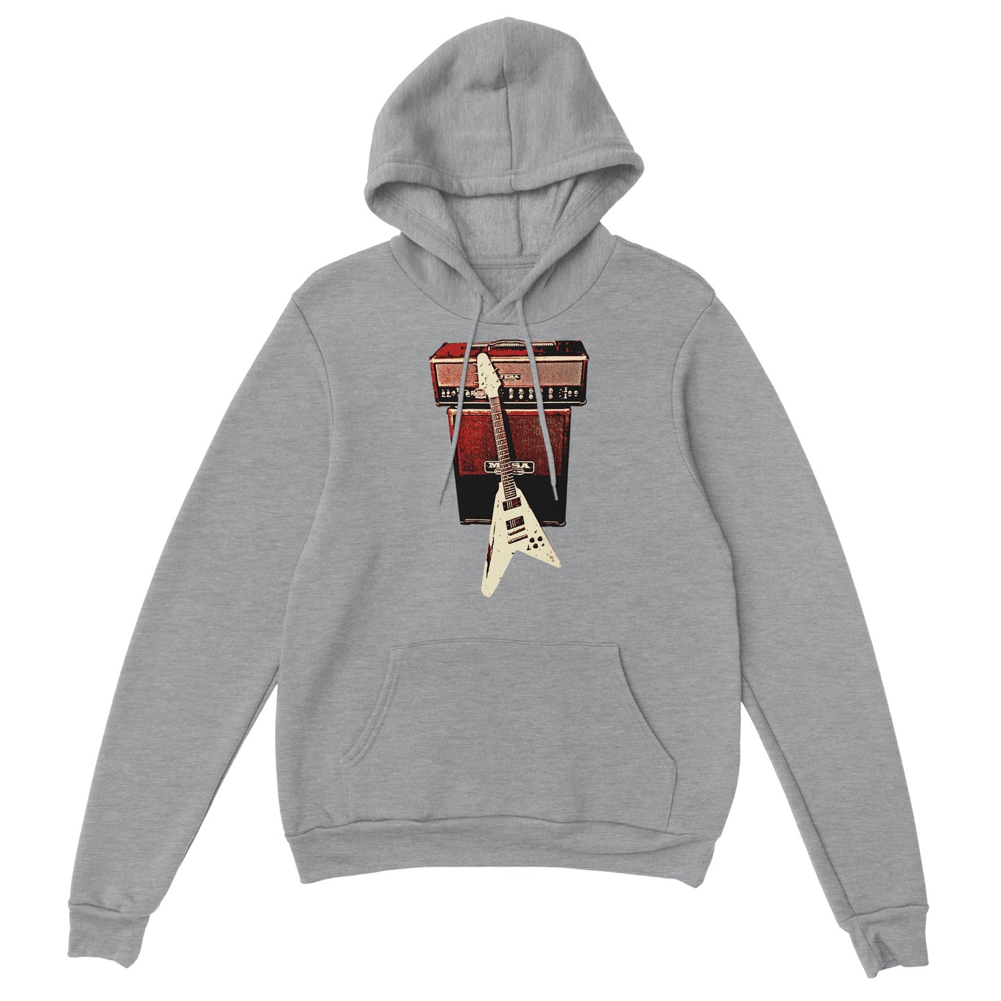 James Gibson Flying V-Felpa con cappuccio classica unisex