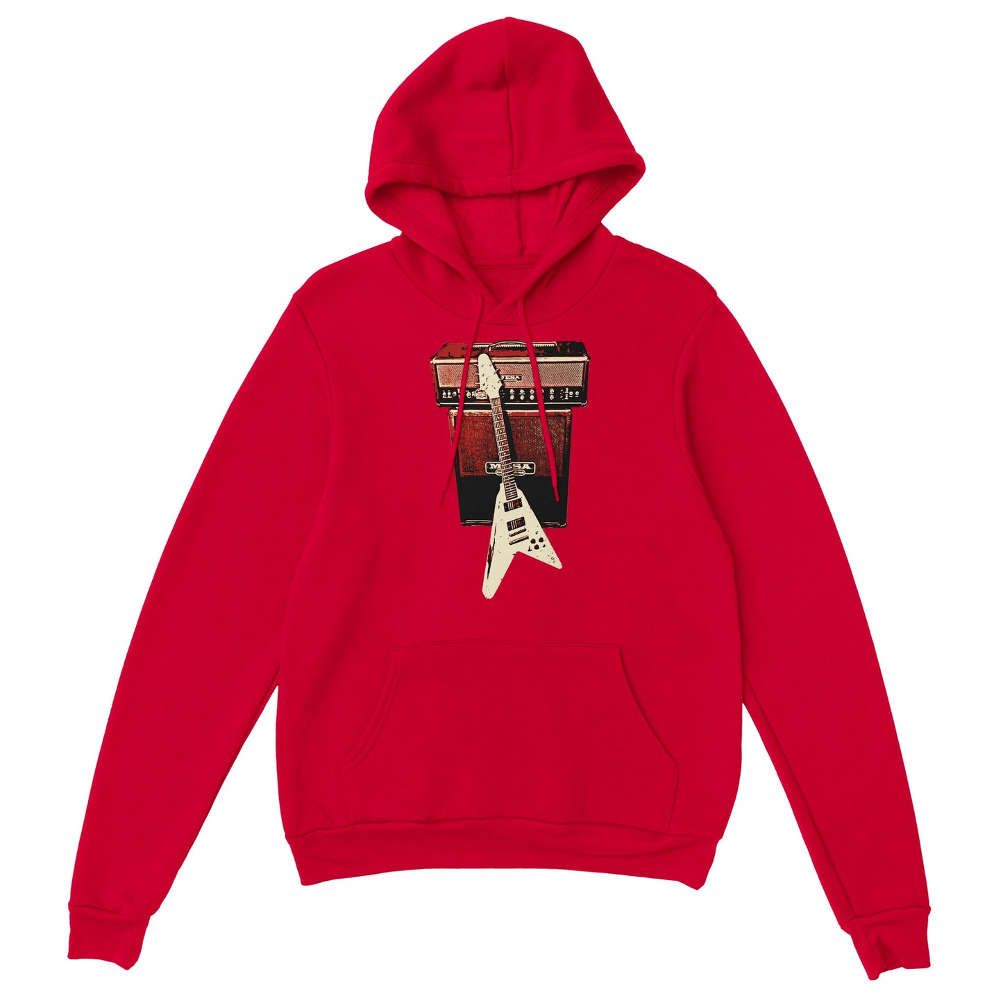 James Gibson Flying V-Felpa con cappuccio classica unisex